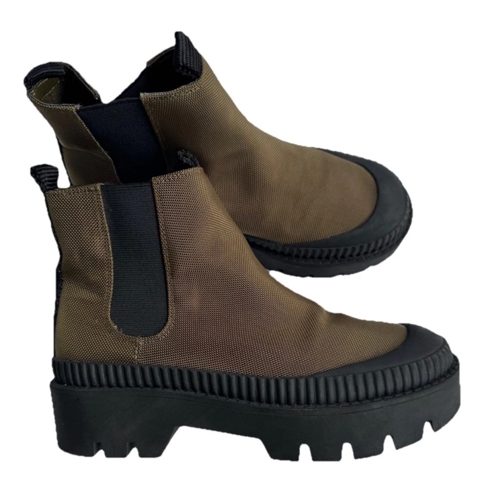 Marc Fisher Ltd women’s Chelsea lug sole Boots size 5.5 brown/black